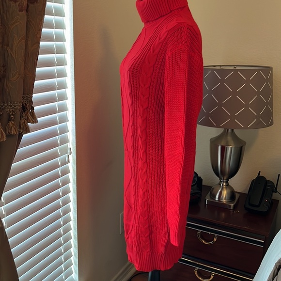 For G and PL Red knitted dress Medium New without tag - Picture 7 of 12